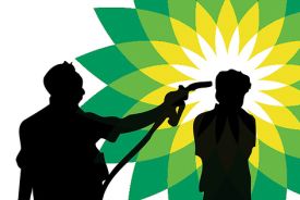 BP gas pump gun holds Americans hostage