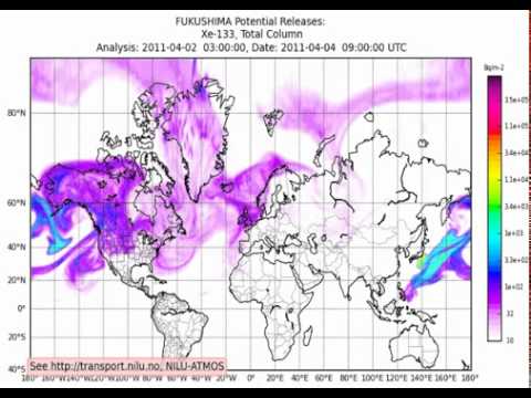 Japan Nuclear Radiation Fallout Forecast For US West Coast On April 6th, 2010